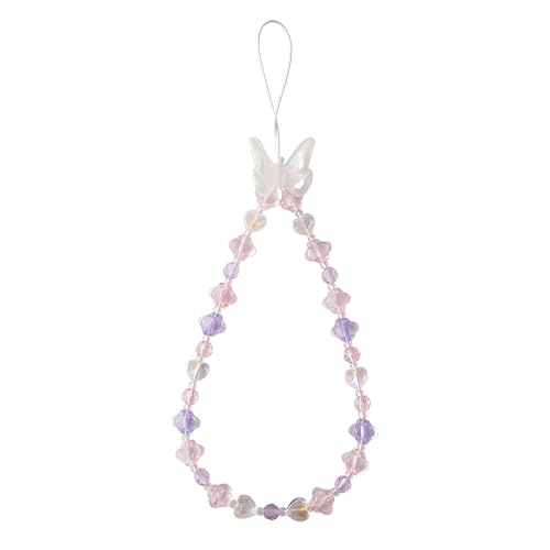 AOKSUNOVA Handykette Kurz Handyanhänger Perlen Handykette Universal Phone Charm mit Schmetterling AOKSUNOVA Handykette Kurz Handyanhänger Perlen Handykette Universal Phone Charm mit Schmetterling von AOKSUNOVA