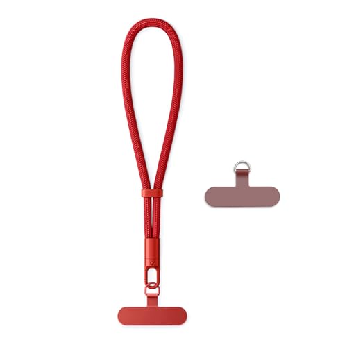AOKSUNOVA Handykette Kurz Rots Handyband Einstellbares Handschlaufe Handy Kurz Lanyard Schlüsselband Rot AOKSUNOVA Handykette Kurz Rots Handyband Einstellbares Handschlaufe Handy Kurz Lanyard Schlüsselband Rot von AOKSUNOVA
