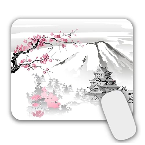 AOKSUNOVA Mauspad Japan mit Motiv Office Mousepad Klein Design 240 x 200 mm von AOKSUNOVA