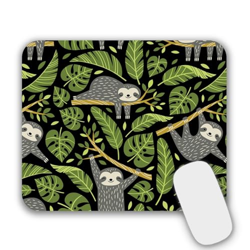 AOKSUNOVA Mauspad Klein Mousepad Design Mauspad mit Motiv 24 x 20 cm Faultier AOKSUNOVA Mauspad Klein Mousepad Design Mauspad mit Motiv 24 x 20 cm Faultier von AOKSUNOVA