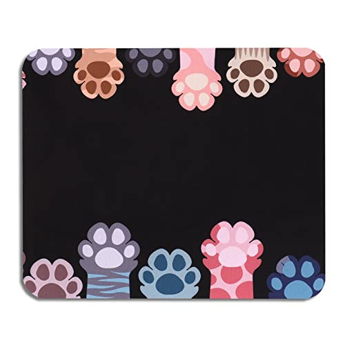 AOKSUNOVA Mauspad Klein mit Motiv Katze Mousepad Bunt Mauspad Süß 240 x 200 mm von AOKSUNOVA