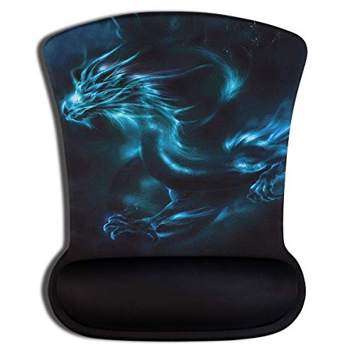 AOKSUNOVA Mauspad mit Handauflage Ergonomisches Mousepad Gel Mauspad mit Gelkissen Motiv von AOKSUNOVA