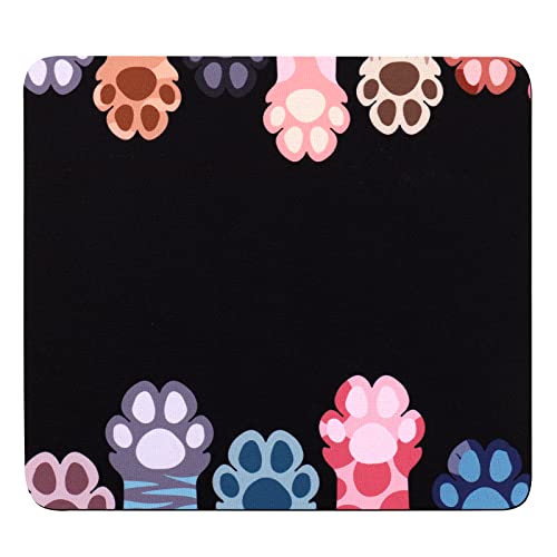 AOKSUNOVA Mini Mauspad mit Motiv 180 x 160 mm Kleines Mauspad Mousepad Bunt Katze von AOKSUNOVA