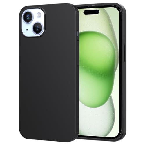 AOKUMA Hülle für iPhone 15 Plus, Militärqualität iPhone 15 Plus Handyhülle, stoßfest Ultradünne Schutzhülle Kompatibel mit iPhone 15 Plus,seidige, Harte PC Handytaschen-Schwarz von AOKUMA