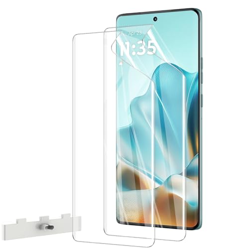 AOKUMA Schutzfolie für Motorola Moto Edge 60 Fusion/ 60/60 Pro,[2 Stück] Weiche TPU Displayschutzfolie Kompatibel mit Motorola Edge 60 Fusion,HD Klarsicht Displayschutz,Kratzfest,Anti-Öl, Anti-Blasen von AOKUMA