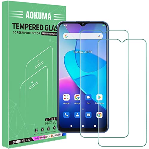 AOKUMA Schutzfolie für Oukitel C31 Panzerglas, 【2 Stücke】 Glas kompatibel mit Oukitel C31 Schutzfolie, Premium Glasfolie mit 9H Härte, Anti Kratzer, Splitterfest,Anti-Öl,Anti-Bläschen von AOKUMA