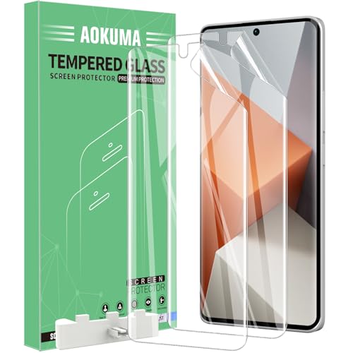 AOKUMA Schutzfolie für Xiaomi Redmi Note 13 Pro Plus 5G,[2 Stück] Weiche TPU Displayschutzfolie Kompatibel mit Redmi Note 13 Pro+ 5G,HD Klarsicht Displayschutz,Kratzfest,Anti-Öl,Anti-Blasen von AOKUMA
