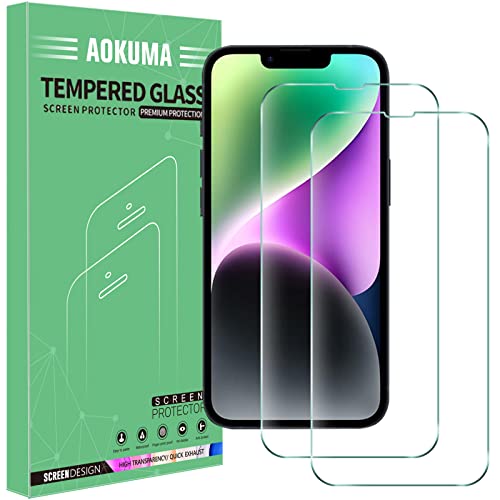 AOKUMA für iPhone 14/iphone 16e Panzerglas,【2 Stücke】 Schutzfolie kompatibel mit iPhone 14, Premium Panzerfolie mit 9H Härte,Anti Kratzer schutzglas,Splitterfest,Anti-Bläschen,Anti-Öl AOKUMA für iPhone 14/iphone 16e Panzerglas,【2 Stücke】 Schutzfolie kompatibel mit iPhone 14, Premium Panzerfolie mit 9H Härte,Anti Kratzer schutzglas,Splitterfest,Anti-Bläschen,Anti-Öl von AOKUMA