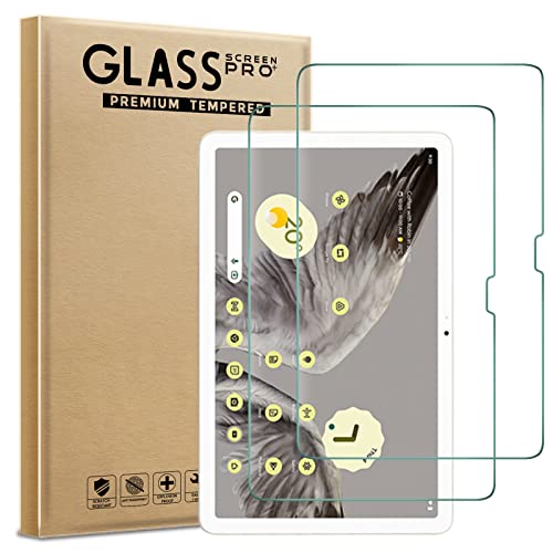 AOKUMA für Google Pixel Tablet Panzer Schutz Glas, 【2 Stücke】 Schutzfolie kompatibel mit Google Pixel Tablet, Premium Panzerfolie mit 9H Härte, Anti Kratzer schutzglas, Splitterfest,Anti-Bläschen von AOKUMA