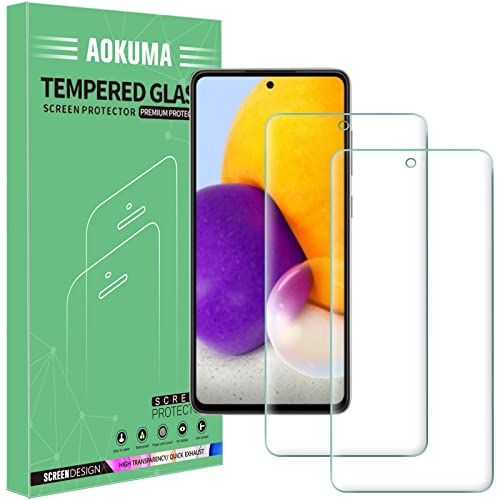 AOKUMA für Xiaomi 11T/Xiaomi 11T Pro Panzerglas, 【2 Stücke】 Glas kompatibel mit Samsung Galaxy A73 5G/Xiaomi 11T/11T Pro Schutzfolie, Premium Glasfolie mit 9H Härte von AOKUMA