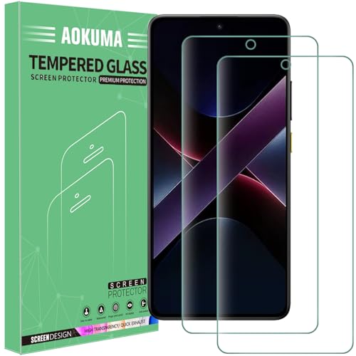 AOKUMA für Xiaomi Poco X7 Pro 5G Panzerglas,【2 Stücke】 Schutzfolie kompatibel mit Poco X7 Pro, Premium Panzerfolie mit 9H Härte,Anti Kratzer schutzglas,Splitterfest,Anti-Bläschen,Anti-Öl AOKUMA für Xiaomi Poco X7 Pro 5G Panzerglas,【2 Stücke】 Schutzfolie kompatibel mit Poco X7 Pro, Premium Panzerfolie mit 9H Härte,Anti Kratzer schutzglas,Splitterfest,Anti-Bläschen,Anti-Öl von AOKUMA
