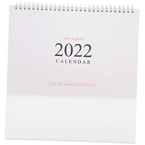AOKWAWALIY 1 x Tischstaffelei für 2022 2022, Klappkalender, Jahreskalender, Jahreskalender, 2022, Mini-Kalender, Monatskalender, Adventskalender, Countdown-Kalender, schick, Legierung, Bürodekoration von AOKWAWALIY