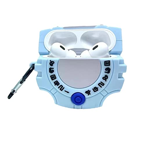 Kopfhörer-Hülle für AirPods Pro 2 (2022), 3D-niedliches Cartoon-Digimon-Monster-Digivice-Silikon-Design, kreative Softschale für Airpods Pro 2 Headset-Ladehülle von AOLABOKY