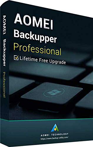 AOMEI Backupper Professional Edition für 1 PC, Lizenz per Post - Brief Versand inklusive lebenslange Upgrades - keine CD /DVD von AOMEI Technology