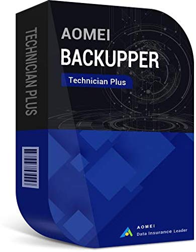 AOMEI Backupper Technician Plus Lizenz- unbegrenzte PCs & Server 1 Benutzer - per Post - Briefversand von AOMEI Technology