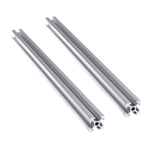 AOMIKITSTU Lineare Schiene Aluminiumprofil 2 Stück, 800x20x20mm T-förmig Alu Profil, 2020 Aluminium Profile Extrusion für DIY 3D-Drucker und CNC-Maschinen von AOMIKITSTU