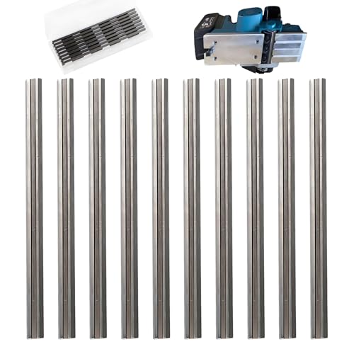 10 Stück Hobelmesser HSS Set,Hobelmesser 82mm,82 x 5,5 x 1,2mm Elektrohobel Hss Klinge,Hobelmesser Für Bosch Hobel,Handhobel,Holzbearbeitungsmaschinen 10 Stück Hobelmesser HSS Set,Hobelmesser 82mm,82 x 5,5 x 1,2mm Elektrohobel Hss Klinge,Hobelmesser Für Bosch Hobel,Handhobel,Holzbearbeitungsmaschinen von AONAYO