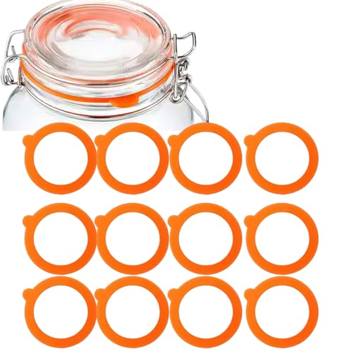 12stück Einmachgummis,Silikondichtung,Einweckgummi,Gummiringe Für Weckgläser,Silikon Ersatz Dichtungen,Einmachglas Ring,Silikon Glasdichtungen Ersatz Für Einmachgläser,Selbstgemachte Luftdichte Gläser 12stück Einmachgummis,Silikondichtung,Einweckgummi,Gummiringe Für Weckgläser,Silikon Ersatz Dichtungen,Einmachglas Ring,Silikon Glasdichtungen Ersatz Für Einmachgläser,Selbstgemachte Luftdichte Gläser von AONAYO