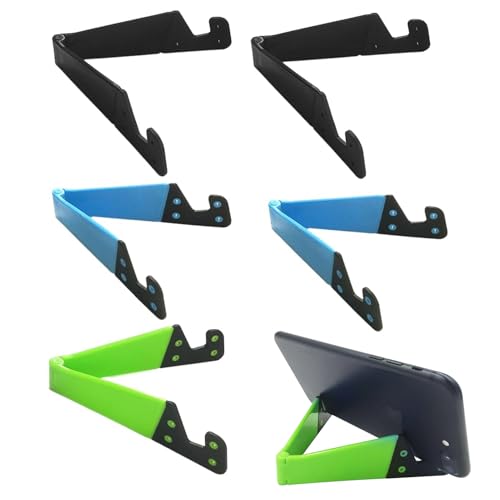 AONAYO 5 Stück Dreiecksständer,Handy Ständer,Handyhalterung Tisch,Universal Schwarz Tragbarer Handyständer Für Schreibtisch,Faltbarer Smartphone Halterung,Mini-Halter Für Handy,Tablet Pc AONAYO 5 Stück Dreiecksständer,Handy Ständer,Handyhalterung Tisch,Universal Schwarz Tragbarer Handyständer Für Schreibtisch,Faltbarer Smartphone Halterung,Mini-Halter Für Handy,Tablet Pc von AONAYO