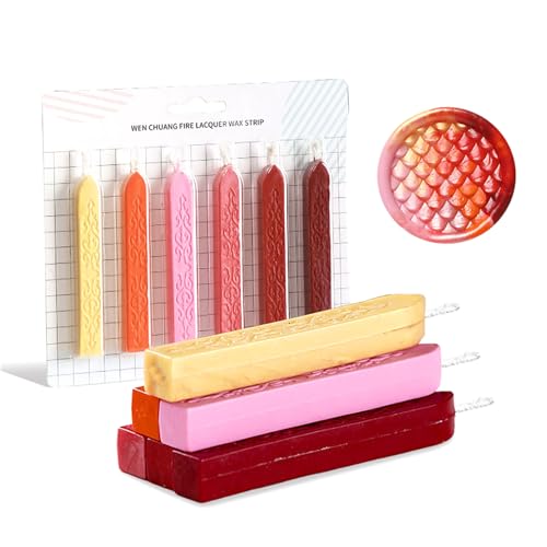 6pcs Seal Wachs Stick Mit Doch von AOOOWER