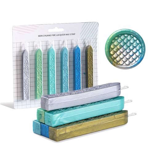 6pcs Seal Wachs Stick Mit Doch 6pcs Seal Wachs Stick Mit Doch von AOOOWER