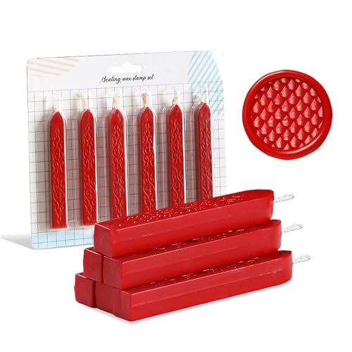 6pcs Seal Wachs Stick Mit Doch von AOOOWER