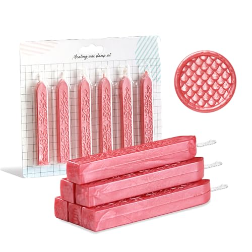6pcs Seal Wachs Stick Mit Doch von AOOOWER