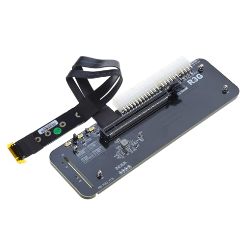 AOOOWER 25 cm 50 cm R43SG/R43SGTU M.2 M-Key NVMe Externer Grafikkartenständer Halterung mit PCIe3.0X4-Kabel 32 Gbit/s Grafikkartenhalterung Unterstützung von AOOOWER