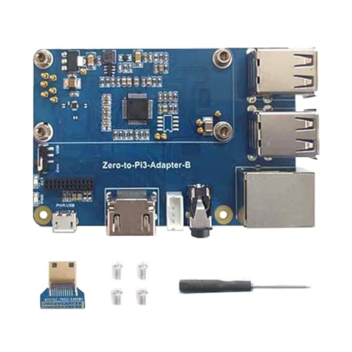 AOOOWER Ethernet/USB HUB HAT Erweiterungskarte Für ZeroW ZeroWH Mit RJ45 10/100M Ethernet Port (RTL8152B Chip) Erweiterungskarte von AOOOWER