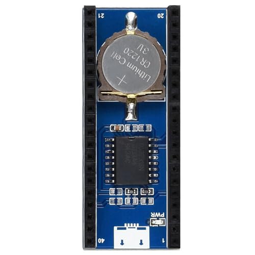 AOOOWER RTCs Uhrmodul Für RaspberryPiPico Mikrocontroller I2C RTCs Chip Genaue I2C Kommunikation PM Formate Backup Steckplatz von AOOOWER