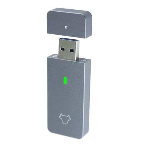 USB 3.1 TypeC auf NVMe 2230 SSD Speichergehäuse USB SSD Externes Gehäuse CaseBox JMS583 NVME Legierungsgehäuse Festplattengehäuse von AOOOWER