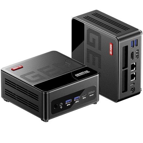 AOOSTAR GEM12 Max 8745HS Mini PC Computer, AMD Ryzen 7 8745HS, 16GB DDR5 RAM, 512GB SSD PCIe 4.0, Mini Desktop PC mit USB4, HDMI 2.1, DisplayPort 1.4, Dual 2,5G LAN für Schule/Zuhause/Büro AOOSTAR GEM12 Max 8745HS Mini PC Computer, AMD Ryzen 7 8745HS, 16GB DDR5 RAM, 512GB SSD PCIe 4.0, Mini Desktop PC mit USB4, HDMI 2.1, DisplayPort 1.4, Dual 2,5G LAN für Schule/Zuhause/Büro von AOOSTAR