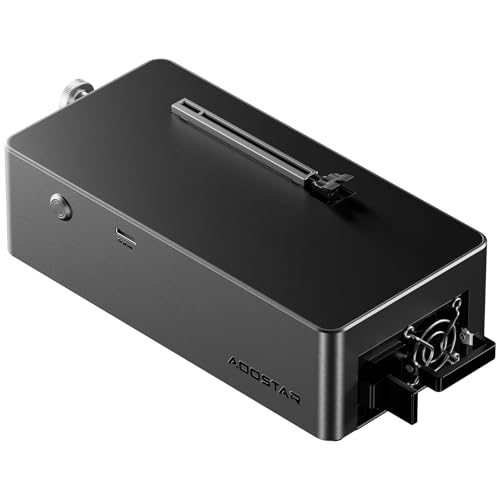 AOOSTAR eGPU Dock mit Oculink-Anschluss, 600W Stromverbrauch unterstützt alle auf dem Markt erhältlichen Grafikkarten.Kompatibel mit AMD/Intel/NVDIA und Anderen Grafikkarten.800W TROMVERSORGUNG von AOOSTAR
