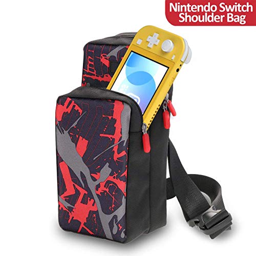 Reisetasche für Nintendo Switch Trainertasche AOPUTTRIVER Nintendo Rucksack Tragbare Reisetasche Tasche für Nintendo Switch/Switch Lite Dock, Joy-Con Grip & Switch Accessories，iphone and iPad von AOPUTTRIVER