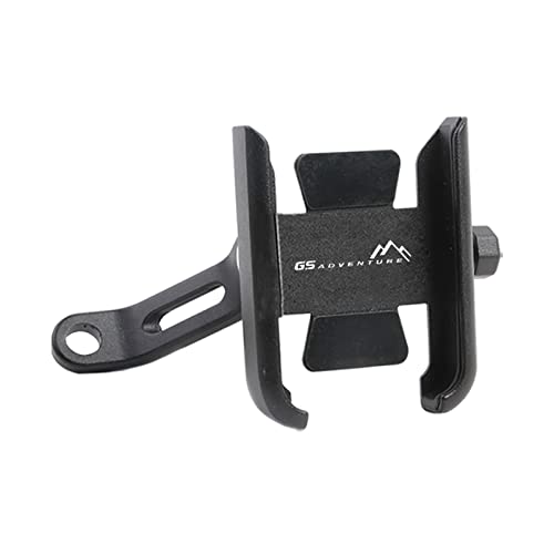 Für BMW R1150GS R 1150 GS Adventure 2003 2004 2005 Motorrad CNC Aluminium Lenker Handy Halterung GPS Ständer Halter (Farbe : Mirror Type Black) von AORUEY
