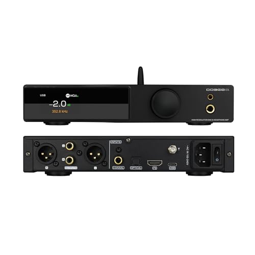 SMSL DO300EX MQA DAC Kopfhörerverstärker AK4191 AK4499EX XU-316 USB/Opt/Coax/Bluetooth5.1/IIS Eingang RCA/XLR/4.4mm/6.35mm Ausgang Kopfhörer Verstärker HiFi Desktop Vorverstärker Preamp (Schwarz) SMSL DO300EX MQA DAC Kopfhörerverstärker AK4191 AK4499EX XU-316 USB/Opt/Coax/Bluetooth5.1/IIS Eingang RCA/XLR/4.4mm/6.35mm Ausgang Kopfhörer Verstärker HiFi Desktop Vorverstärker Preamp (Schwarz) von AOSHIDA