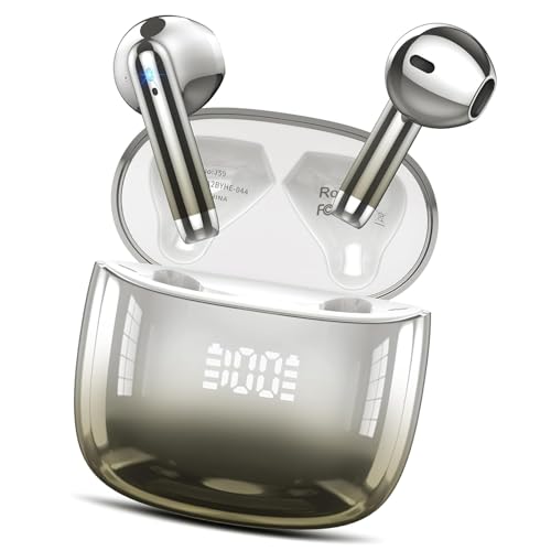 AOSRAU Bluetooth Kopfhörer, Kopfhörer Kabellos Bluetooth 5.3 In Ear Kopfhörer mit 4 ENC Mic, HiFi Stereo, IP7 wasserdichte Ohrhörer Beige AOSRAU Bluetooth Kopfhörer, Kopfhörer Kabellos Bluetooth 5.3 In Ear Kopfhörer mit 4 ENC Mic, HiFi Stereo, IP7 wasserdichte Ohrhörer Beige von AOSRAU