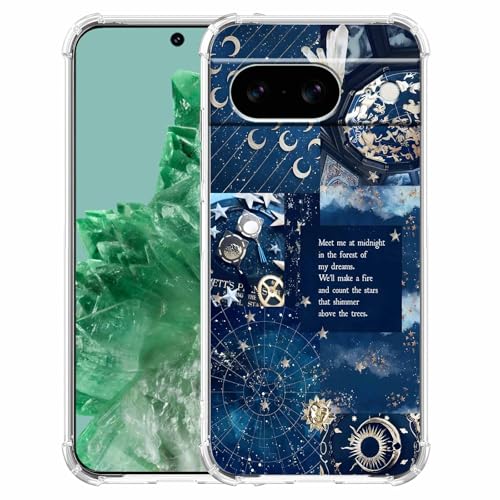 AOSSXIN Schutzhülle für Google Pixel 8 im Vintage-Stil, Motiv: himmlische Sonne, Mond, Stern, Sternbild, trendig, weiches TPU, transparent AOSSXIN Schutzhülle für Google Pixel 8 im Vintage-Stil, Motiv: himmlische Sonne, Mond, Stern, Sternbild, trendig, weiches TPU, transparent von AOSSXIN