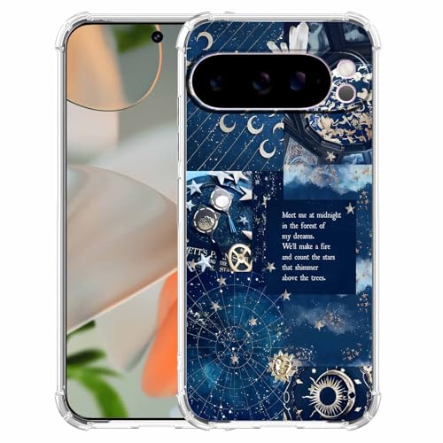 AOSSXIN Schutzhülle für Google Pixel 9 Pro XL, Motiv: himmlische Sonne, Mond, Stern, Sternbild, trendig, weich, TPU, transparent AOSSXIN Schutzhülle für Google Pixel 9 Pro XL, Motiv: himmlische Sonne, Mond, Stern, Sternbild, trendig, weich, TPU, transparent von AOSSXIN