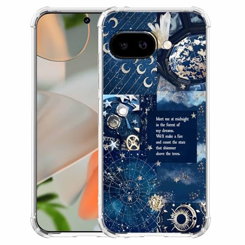 AOSSXIN Schutzhülle für Google Pixel 9a, Motiv: himmlische Sonne, Mond, Stern, Sternbild, trendig, weiches TPU, transparent AOSSXIN Schutzhülle für Google Pixel 9a, Motiv: himmlische Sonne, Mond, Stern, Sternbild, trendig, weiches TPU, transparent von AOSSXIN