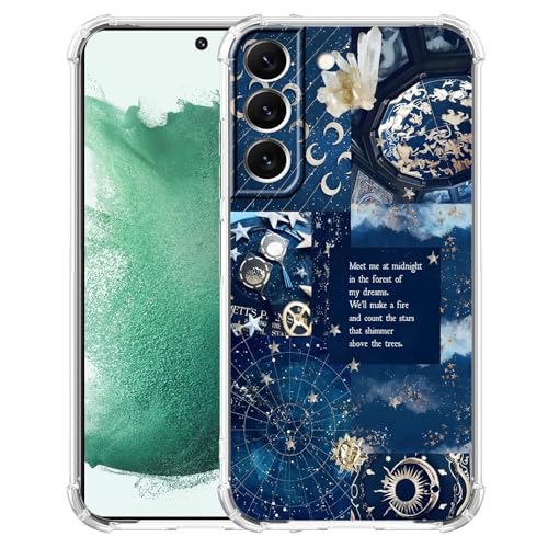AOSSXIN Schutzhülle für Samsung Galaxy S22 Plus, Motiv: himmlische Sonne, Mond, Stern, Collage, ästhetisches Weltraum-Konstellationsmuster, trendige, weiche TPU-Stoßfängerhülle für Galaxy S22 Plus AOSSXIN Schutzhülle für Samsung Galaxy S22 Plus, Motiv: himmlische Sonne, Mond, Stern, Collage, ästhetisches Weltraum-Konstellationsmuster, trendige, weiche TPU-Stoßfängerhülle für Galaxy S22 Plus von AOSSXIN