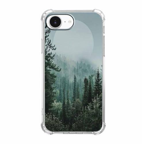 AOSSXIN Schutzhülle für iPhone 16e mit Waldlandschaft, kompatibel mit iPhone 16e, Nebelwald, Berg, Sonnenaufgang, Sonnenuntergang, weiches TPU, stoßfest AOSSXIN Schutzhülle für iPhone 16e mit Waldlandschaft, kompatibel mit iPhone 16e, Nebelwald, Berg, Sonnenaufgang, Sonnenuntergang, weiches TPU, stoßfest von AOSSXIN