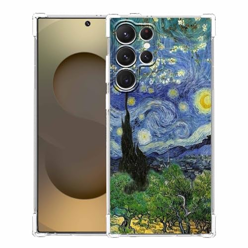 AOSSXIN Van Gogh Gemälde-Schutzhülle für Samsung Galaxy S25 Ultra, Van Gogh Artworks Collage, trendige, coole, stoßfeste TPU-Schutzhülle für Galaxy S25 Ultra AOSSXIN Van Gogh Gemälde-Schutzhülle für Samsung Galaxy S25 Ultra, Van Gogh Artworks Collage, trendige, coole, stoßfeste TPU-Schutzhülle für Galaxy S25 Ultra von AOSSXIN