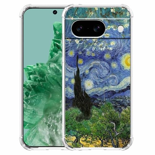 AOSSXIN Van Gogh Paintings Artworks Collage, trendige, coole, stoßfeste, weiche TPU-Schutzhülle für Google Pixel 8, transparent AOSSXIN Van Gogh Paintings Artworks Collage, trendige, coole, stoßfeste, weiche TPU-Schutzhülle für Google Pixel 8, transparent von AOSSXIN