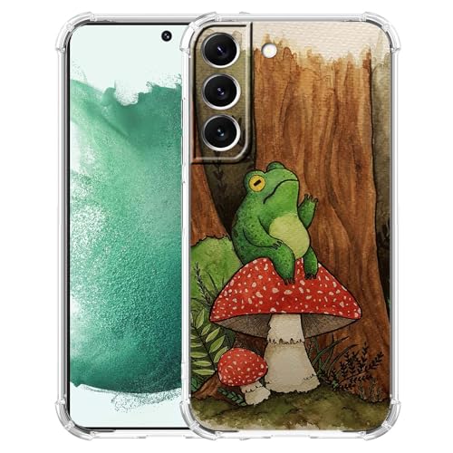 Toad Stool Watorcolor Schutzhülle kompatibel mit Samsung Galaxy S22+, ästhetisches Cottagecore-Frosch-Pilz-Muster, trendige, weiche TPU-Schutzhülle für Galaxy S22 Plus Toad Stool Watorcolor Schutzhülle kompatibel mit Samsung Galaxy S22+, ästhetisches Cottagecore-Frosch-Pilz-Muster, trendige, weiche TPU-Schutzhülle für Galaxy S22 Plus von AOSSXIN