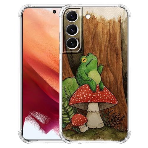 Toad Stool Watorcolor Schutzhülle für Samsung Galaxy S22, ästhetische Cottagecore-Froschpilz-Hülle, weiches TPU-Stoßdämpfer Toad Stool Watorcolor Schutzhülle für Samsung Galaxy S22, ästhetische Cottagecore-Froschpilz-Hülle, weiches TPU-Stoßdämpfer von AOSSXIN