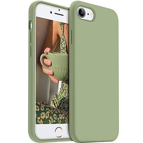 AOTESIER Kompatibel mit iPhone SE 2022/2020 und iPhone 7/8 Hülle 4,7 Zoll, Silky Touch Premium Soft Liquid Silikon Gummi Anti-Fingerabdruck Ganzkörper-Schutzhülle Flexible Bumper Case, Teegrün AOTESIER Kompatibel mit iPhone SE 2022/2020 und iPhone 7/8 Hülle 4,7 Zoll, Silky Touch Premium Soft Liquid Silikon Gummi Anti-Fingerabdruck Ganzkörper-Schutzhülle Flexible Bumper Case, Teegrün von AOTESIER