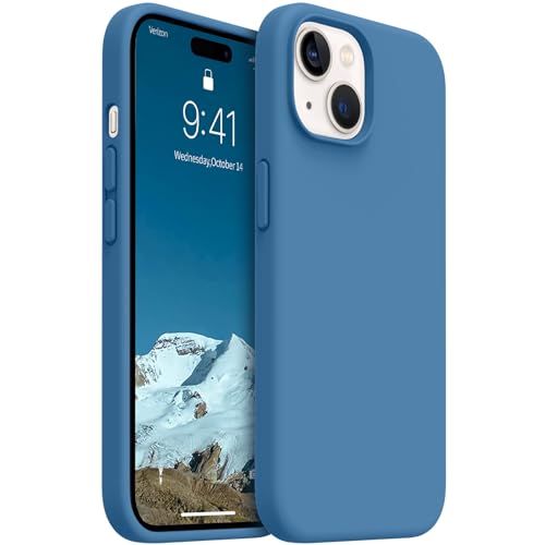 AOTESIER for iPhone 15 Phone Case, Silicone Upgraded [Military Grade Drop Protection] Protective Shockproof Phone Case for iPhone 15 Case, 6.1 inches, Azure Blue von AOTESIER