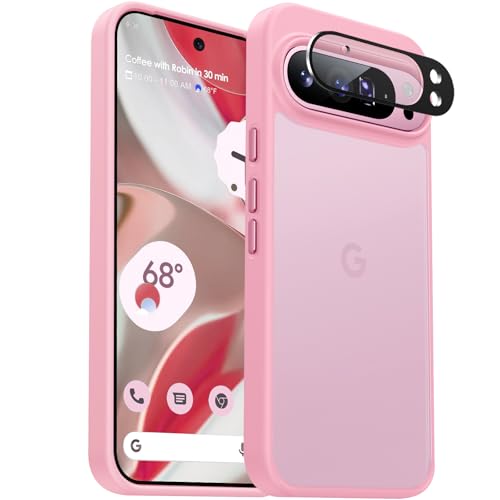 AOUIA Handyhülle für Google Pixel 9 Pro XL mit Kameraschutz, Stoßfest Militärstandard Fallschutz, Transluzente Matt Silikon Schutzhülle Case, Rose AOUIA Handyhülle für Google Pixel 9 Pro XL mit Kameraschutz, Stoßfest Militärstandard Fallschutz, Transluzente Matt Silikon Schutzhülle Case, Rose von AOUIA