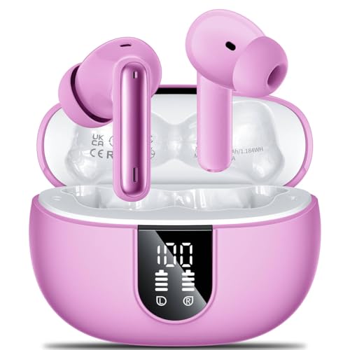 AOVOCE Bluetooth Kopfhörer,Kabellose Kopfhörer Bluetooth 5.3 In Ear Kopfhörer,Sportkopfhörer mit 4 Mikrofonen,42 Stunden Spielzeit,HiFi Stereo Kopfhörer mit ENC Geräuschunterdrückung LED Anzeige AOVOCE Bluetooth Kopfhörer,Kabellose Kopfhörer Bluetooth 5.3 In Ear Kopfhörer,Sportkopfhörer mit 4 Mikrofonen,42 Stunden Spielzeit,HiFi Stereo Kopfhörer mit ENC Geräuschunterdrückung LED Anzeige von AOVOCE